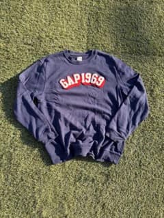 GAP 1969 アーチロゴ スウェット トレーナー ネイビーのサムネイル