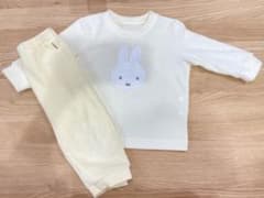 UNIQLO ミッフィフリースパジャマ　80cmのサムネイル