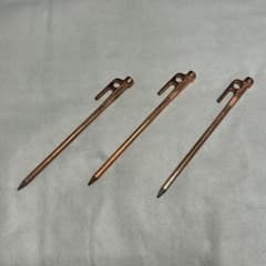 Snow Peak ソリッドステーク ペグ 3本セット 限定ブロンズ 20cm - メルカリ
