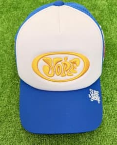 YORE メッシュキャップ 帽子 ブルー×ホワイトのサムネイル