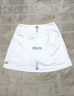adidas レディースゴルフスカート J/L ホワイトのサムネイル