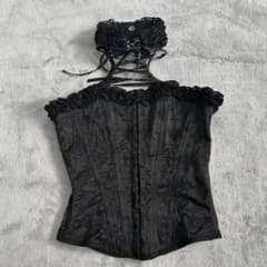 希少★レア h.NAOTO blood コルセット 編み上げチョーカーのサムネイル