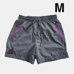 美品 NIKE ACG WOVEN SHORT ショートパンツ M グレー 美品 NIKE ACG WOVEN SHORT ショートパンツ M グレー - メルカリ