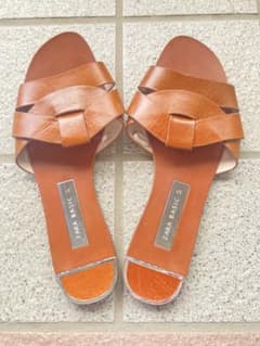 ZARA BASIC サンダル ブラウンのサムネイル