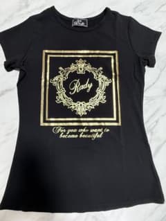 Rady ブラック Tシャツ ゴールドプリントのサムネイル