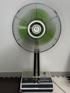 SANYO EF-6KZ お座敷扇 30cm 3枚羽根 グリーン 昭和レトロ - メルカリ