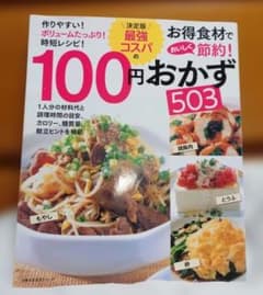 決定版最強コスパの100円おかず503お得食材でおいしく節約！のサムネイル