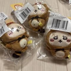 ちいかわ たぬきだもんくじ C賞 ぜったいたぬきなマスコット ラッコ 3点のサムネイル