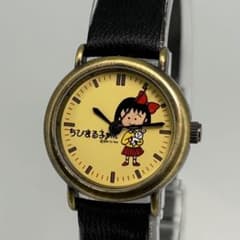 昭和レトロ ❤︎ちびまる子ちゃん❤︎ 1992年NTTサンクスフェア 掛け時計 レア デッドストック品 ちびまる子ちゃん 日本アニメ クォーツ腕時計 電池