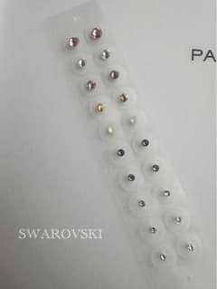 耳ツボジュエリー★正規品SWAROVSKI★サージカルステンレス　シルバー20粒のサムネイル