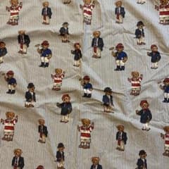 POLO ベア　ベッドカバー　ボックスシーツ　シーツ　シングル用