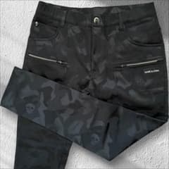 現行モデル パーリーゲイツ パンツ 紺 ネイビー M〜L相当 コットン素材
