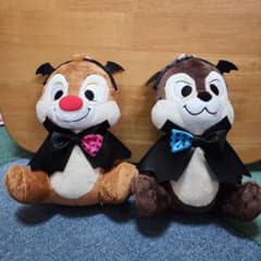 칩과 데일 박쥐 의상 봉제 인형