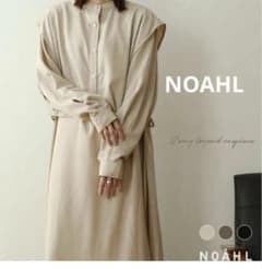 【美品】NOAHL ノアル シャツワンピース ロング丈　レイヤードのサムネイル