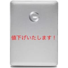 G-TechnologyポータブルHDD 2TB シルバー G-DRIVEのサムネイル