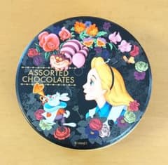 Disney Alice in Wonderland 빈 캔 원형