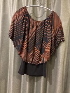 Kuulei Hawaiian チュニック 黒・オレンジのサムネイル
