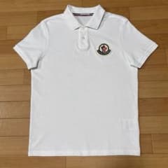 新品同様紙タグ付☆ モンクレール デカワッペン S ポロシャツ 5S463