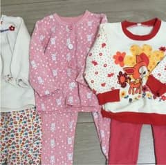 あたたかパジャマセット 女の子用のサムネイル