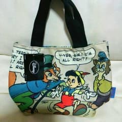 値下げ♪ディズニー♡ピノキオ♡めちゃ可愛トートバッグのサムネイル