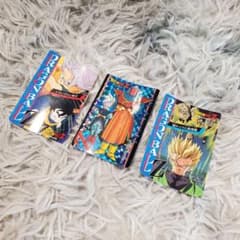 当時物】ドラゴンボールZ バンプレスト カード キラ 1994年 3枚セット