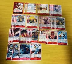 ワンピースカードゲーム 赤デッキパーツ まとめ売りのサムネイル