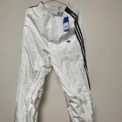 adidas ホワイト ジャージパンツ Mサイズのサムネイル