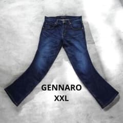 GENNARO ジェンナロ 逆バナナ ブーツカット デニムパンツ フレアデニム 