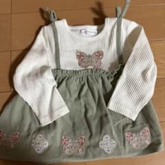 mamaraku 蝶々刺繍トップス 80cmのサムネイル