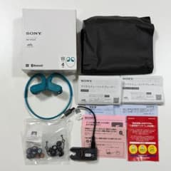 付属品完備 SONY Walkman NW-WS623 4GB 防水 青色 - メルカリ