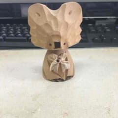 木彫り 笑のサムネイル