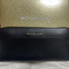 MICHAEL KORS ブラック レザー 長財布のサムネイル
