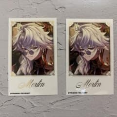 FGO ホテルコラボ　マーリン　チェキカード　2枚セットのサムネイル