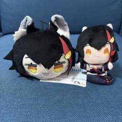 ホロライブ　大神ミオ　寝そべり　ミニマスコット　指パペット