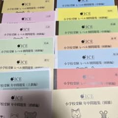 小学校受験☆ICE幼児教室　アイシーイー プリント10冊以上のサムネイル