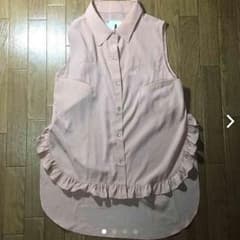 お値下げいたしました！okiraku ノースリーブシホォンシャツのサムネイル