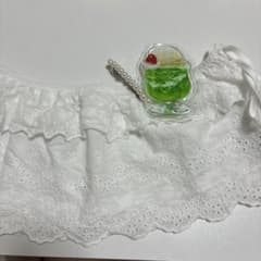 かわいいもの3セット(ヘアクリップ、クリームソーダ保冷剤、服)のサムネイル