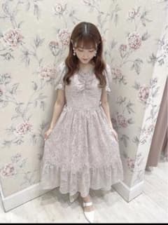 evelyn コルセット総レースOP ワンピース ピンクのサムネイル