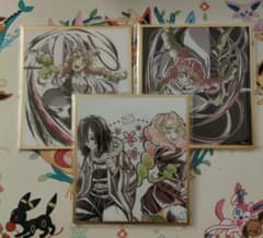 鬼滅の刃　甘露寺蜜璃　イラストギャラリーWEBSHOPくじ　色紙　C40 C48 鬼滅の刃 無限城編 WEBSHOPくじ アクリル色紙 C48 甘露寺蜜璃 - メルカリ
