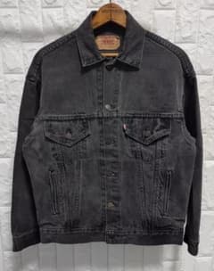 80s★USA製★リーバイス70507濃スミクロブラックデニムジャケットGジャン 80s☆USA製☆リーバイス70507濃スミクロブラックデニムジャケットG