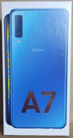 SAMSUNG Galaxy A7 スマートフォン ブルー 本体のサムネイル