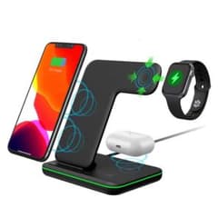 ワイヤレス充電器 iPhone AppleWatch AirPodsのサムネイル