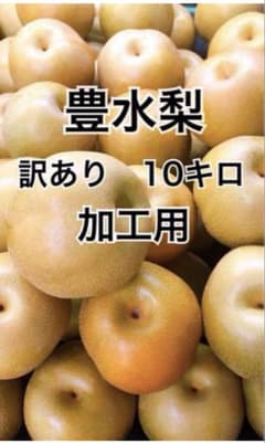 豊水梨 訳あり 10キロ 加工用 家庭用のサムネイル