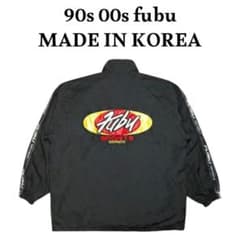 90s 00s FUBU ビッグロゴ刺繍ナイロンジャケット 韓国製 Y2K - メルカリ