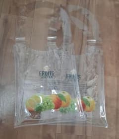 キリン午後の紅茶FRUITS ICETEA　透明トートバッグ　2枚セットのサムネイル