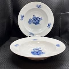 ロイヤルコペンハーゲン ブルーフラワー　パスタ皿 23cm 深皿 2枚 19 ロイヤルコペンハーゲン ブルーフラワー パスタ皿 23cm 深皿 2枚 19