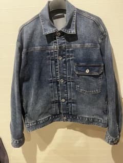 UNIQLOデニムジャケット肩ポケフラップ1st（506Xファースト風 