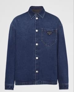 PRADA プラダ 22AW パデッド デニムジャケット 三角ロゴ Sのサムネイル