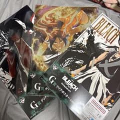 一番くじ BLEACH 千年血戦篇 G賞 クリアポスター 3枚セットのサムネイル