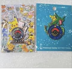 ポケモンセンター ロゴピンズ 2種セットのサムネイル